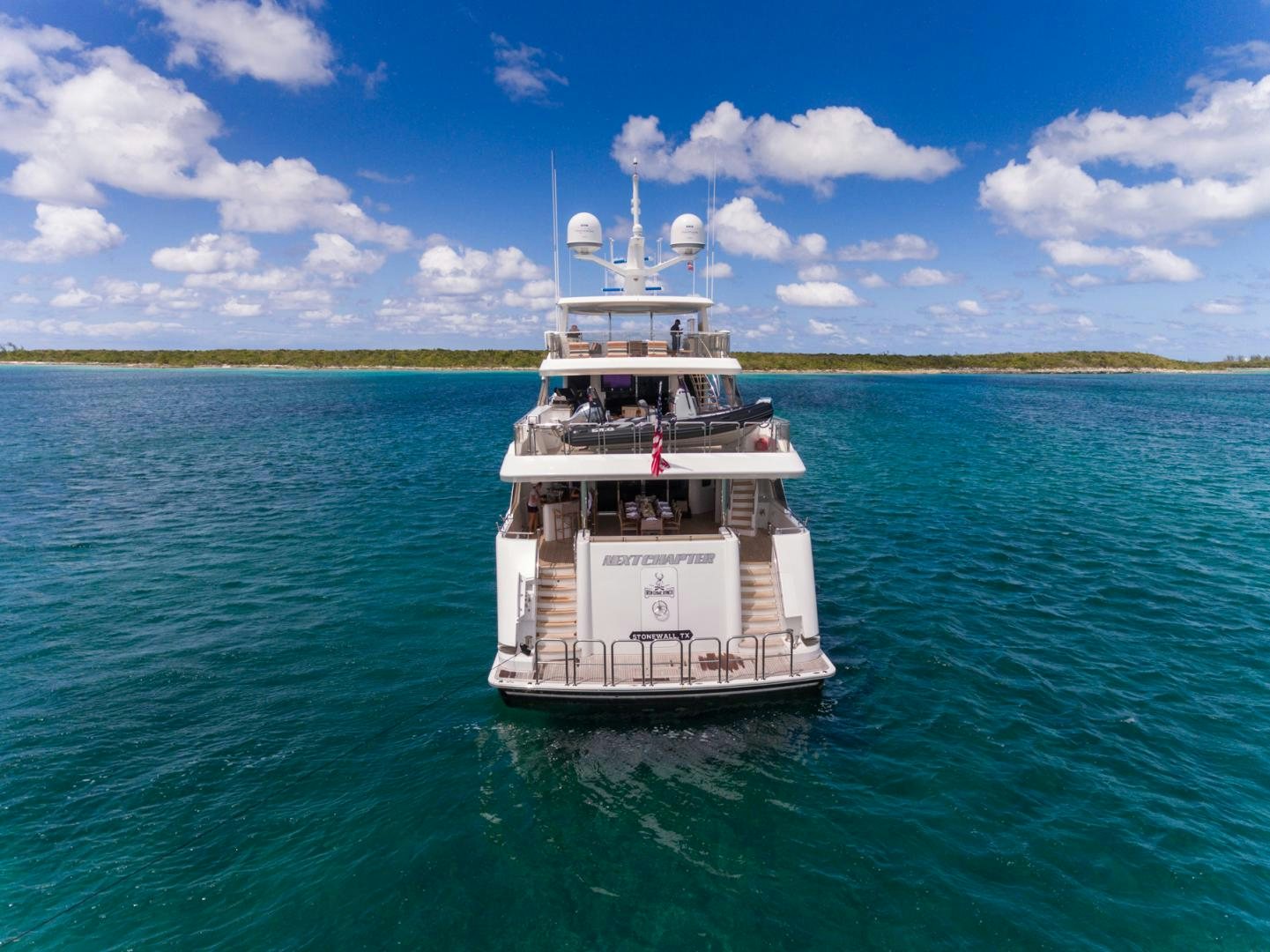 a boat in the water aboard ARMS REACH Yacht for Sale