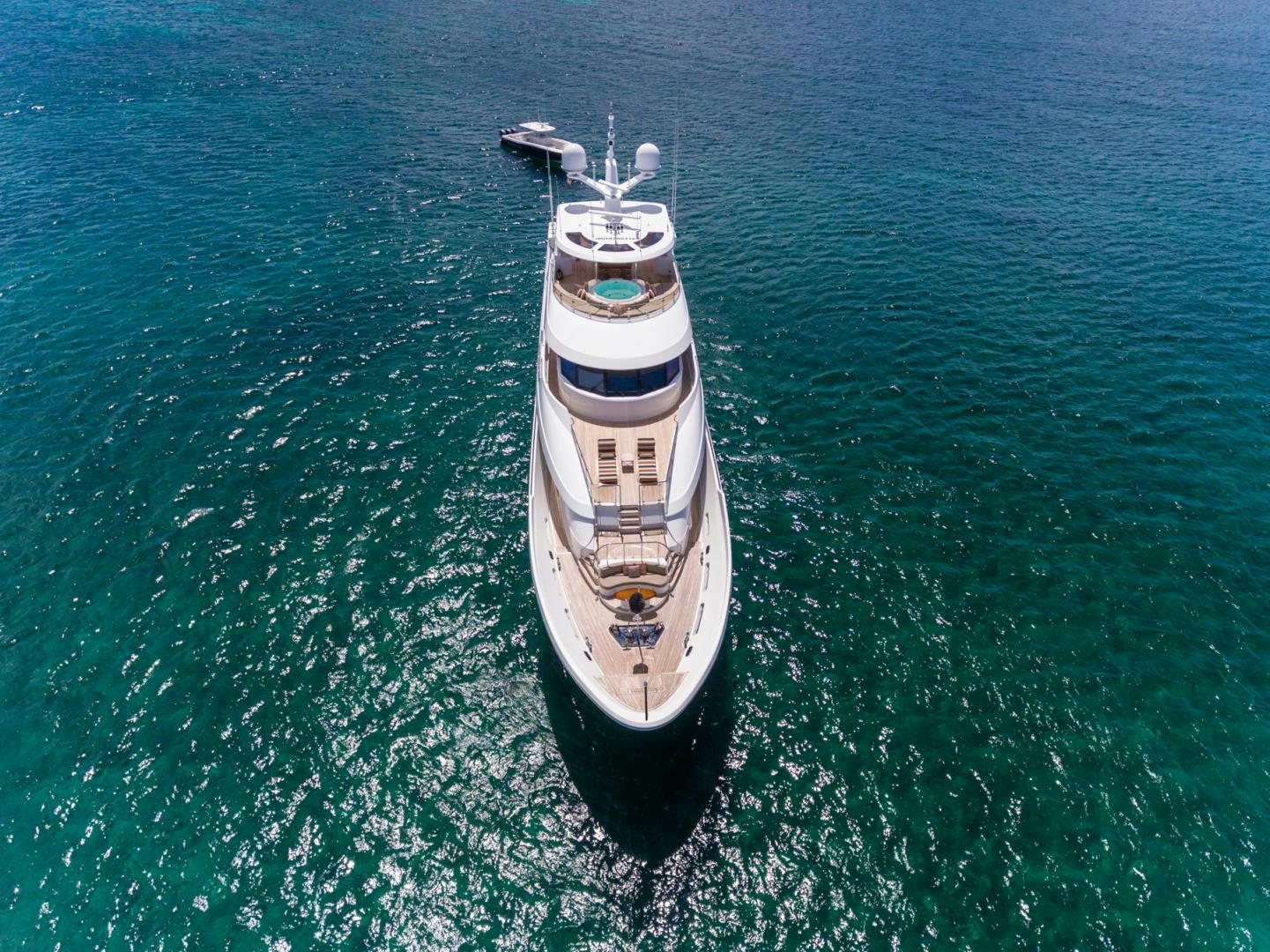 a boat in the water aboard ARMS REACH Yacht for Sale