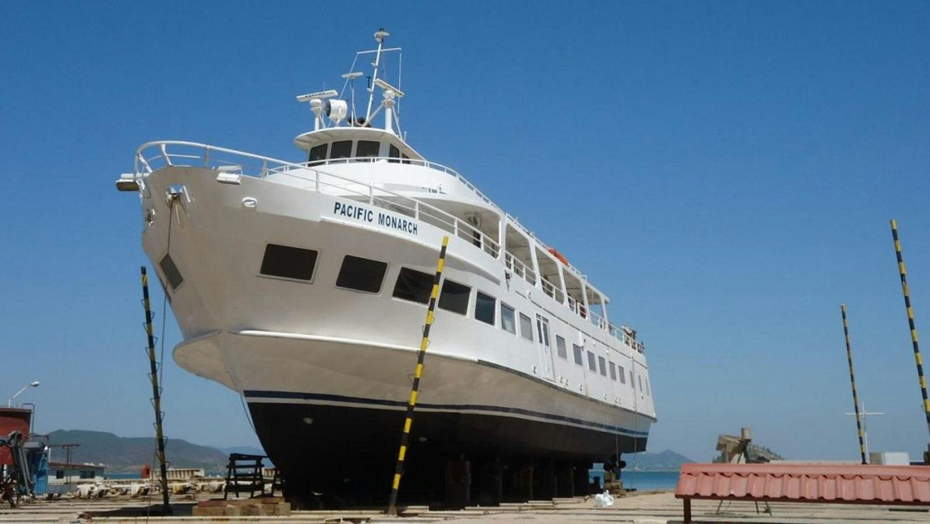a large white ship aboard NO NAME Yacht for Sale