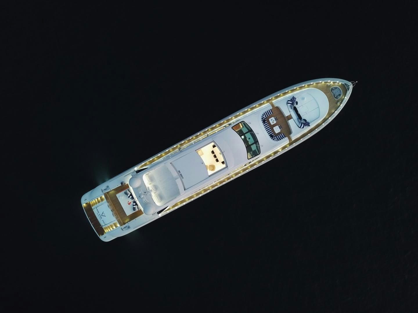 a metal object with a black background aboard VENI VIDI VICI Yacht for Sale