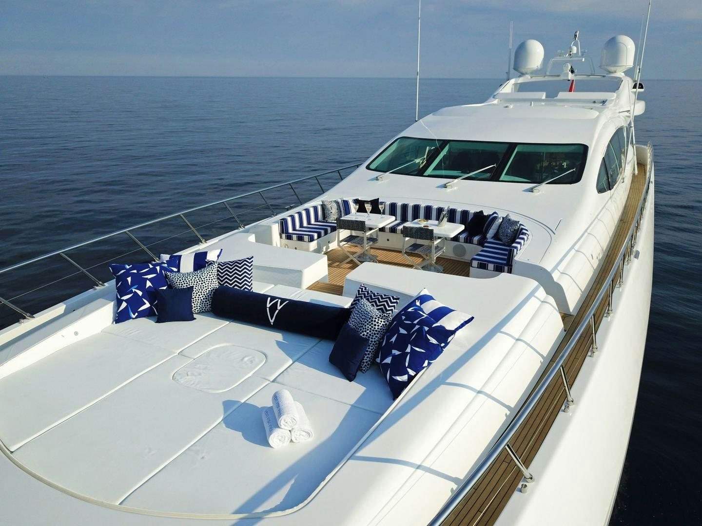 a boat on the water aboard VENI VIDI VICI Yacht for Sale