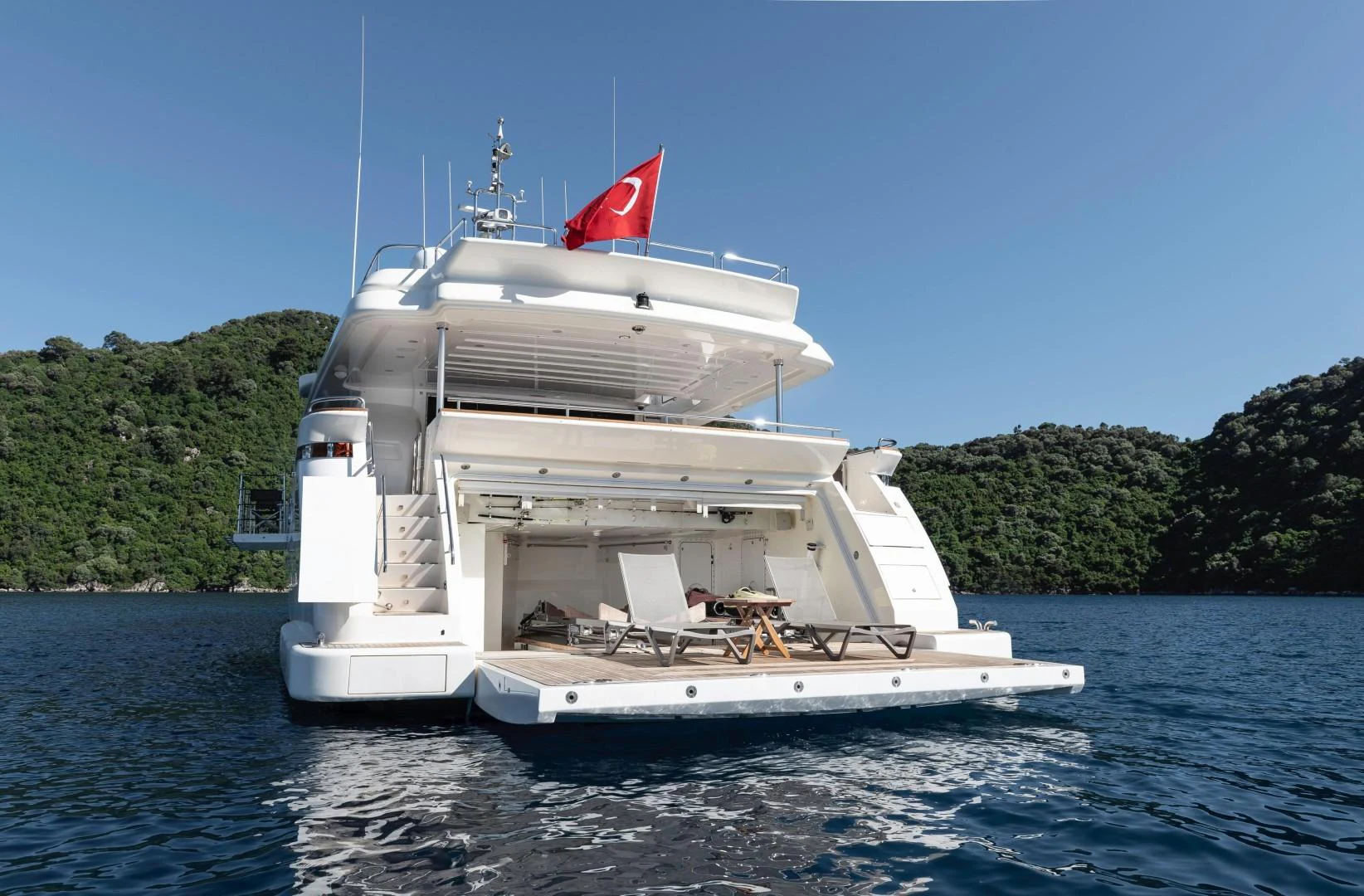 a boat on the water aboard ARGENTO Yacht for Sale
