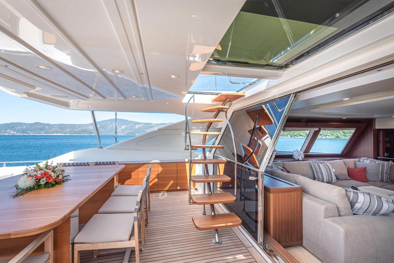a boat on the water aboard ARGENTO Yacht for Sale