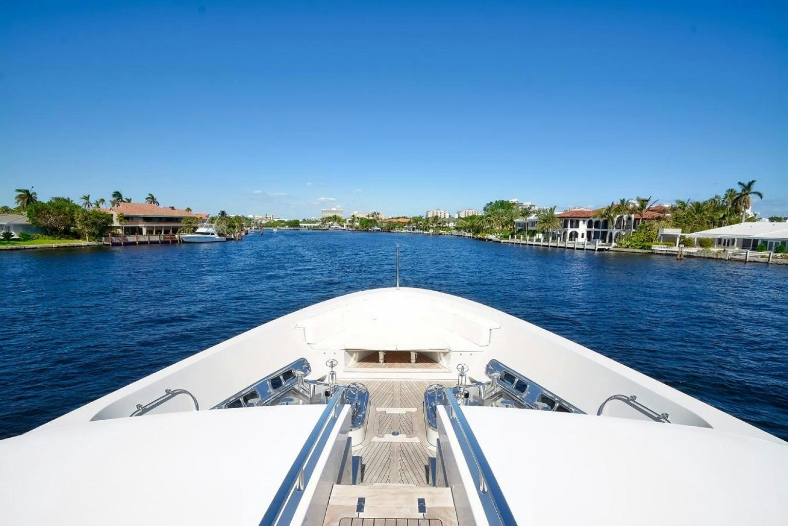 a boat on the water aboard KAOS Yacht for Sale