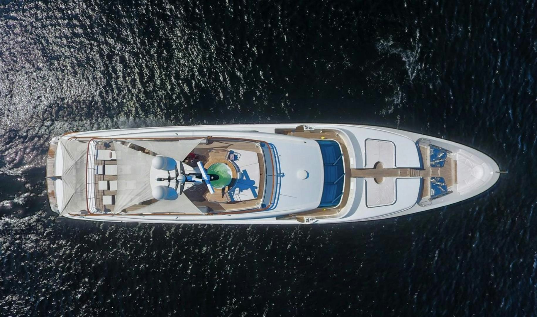 a space ship in space aboard KAOS Yacht for Sale