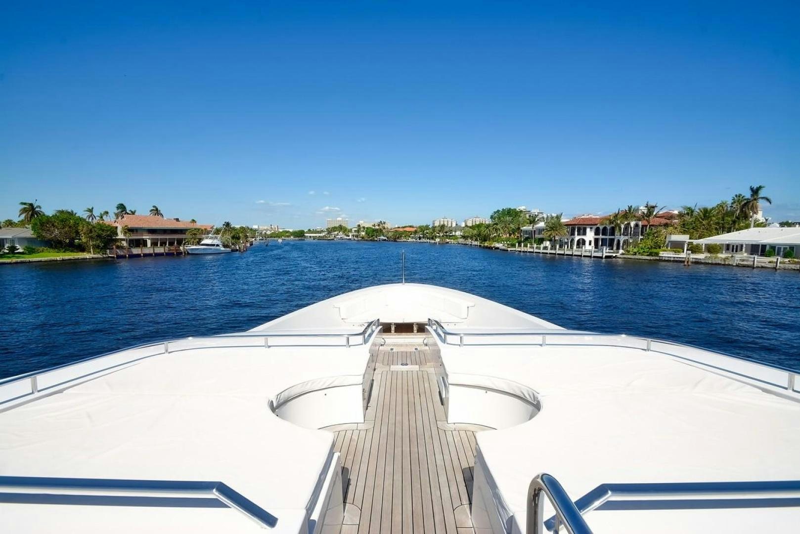 a boat on the water aboard KAOS Yacht for Sale