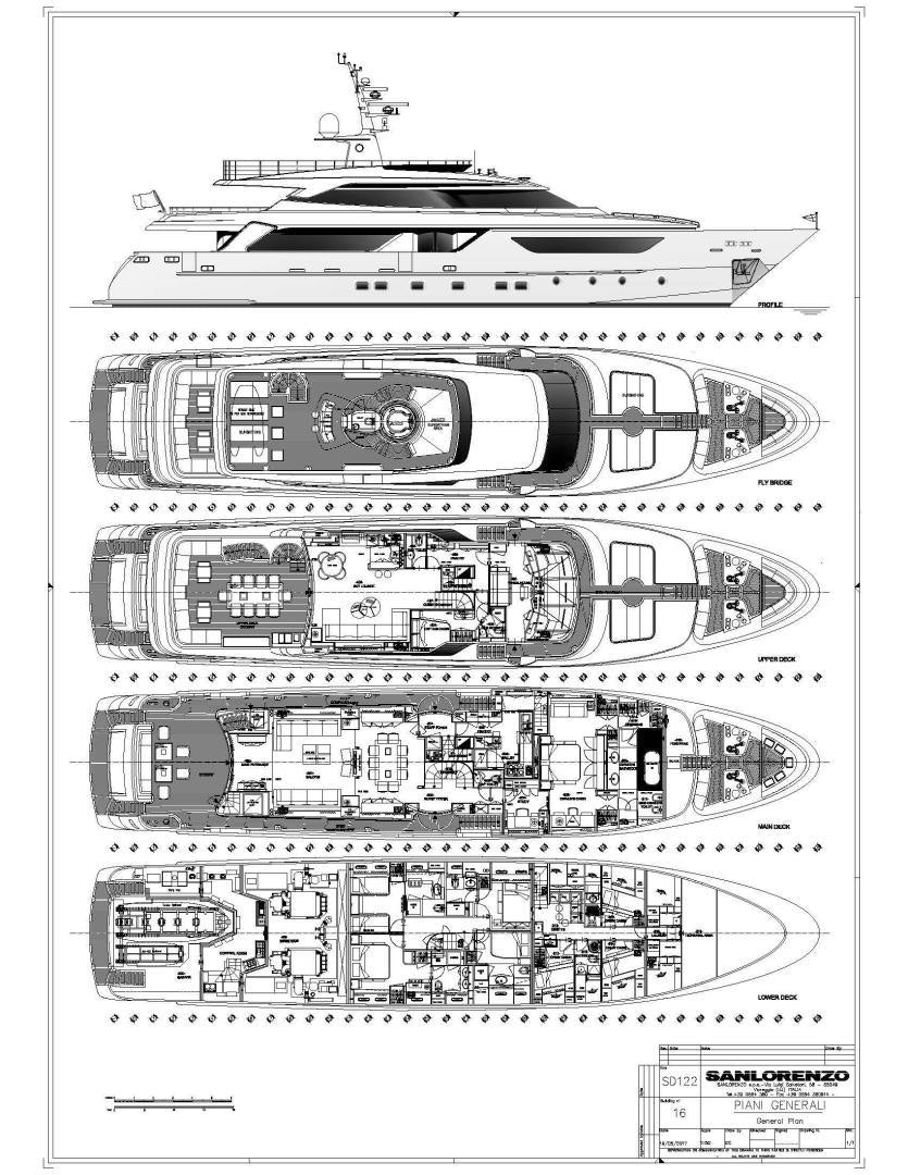 diagram aboard KAOS Yacht for Sale