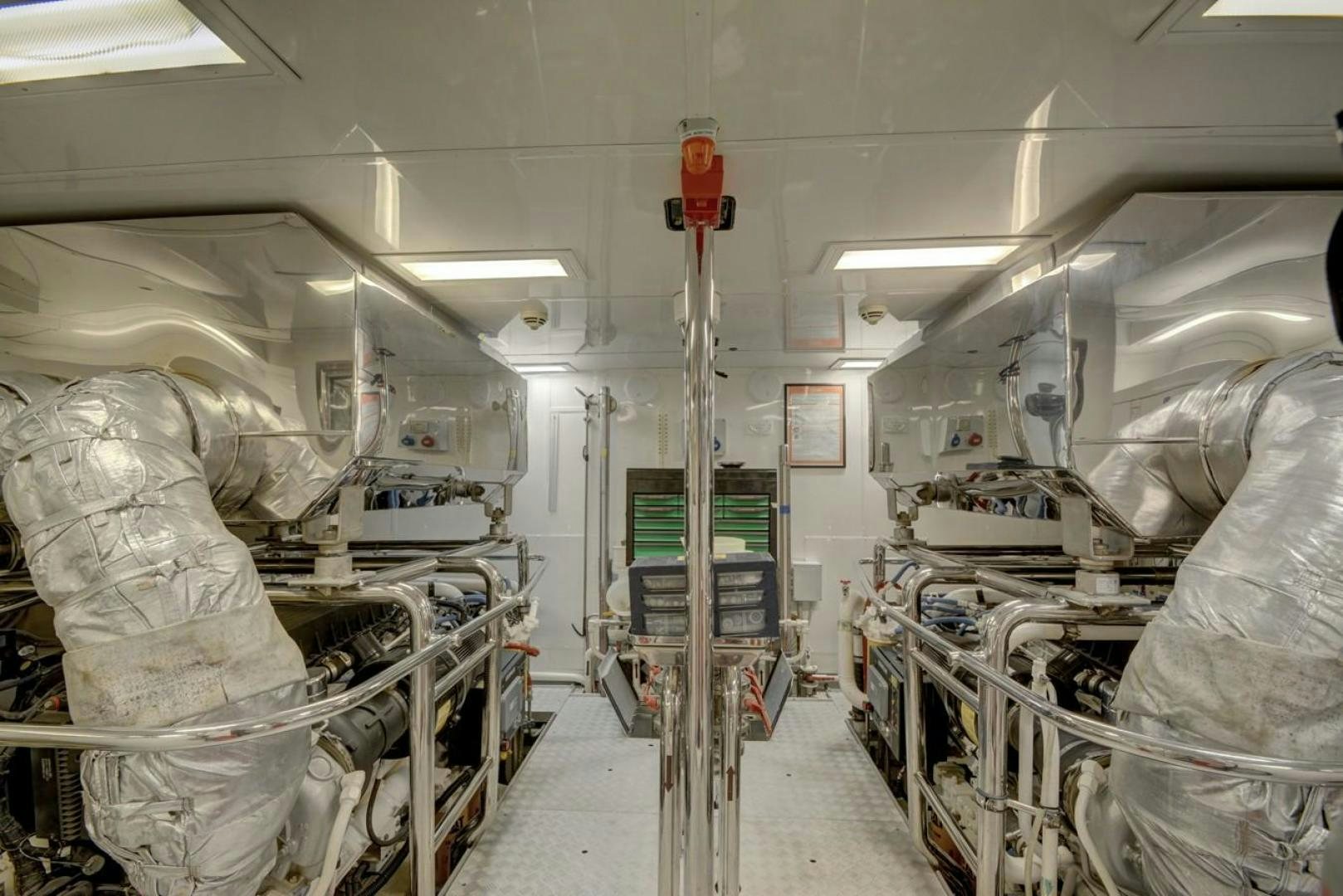 a room with several machines aboard KAOS Yacht for Sale