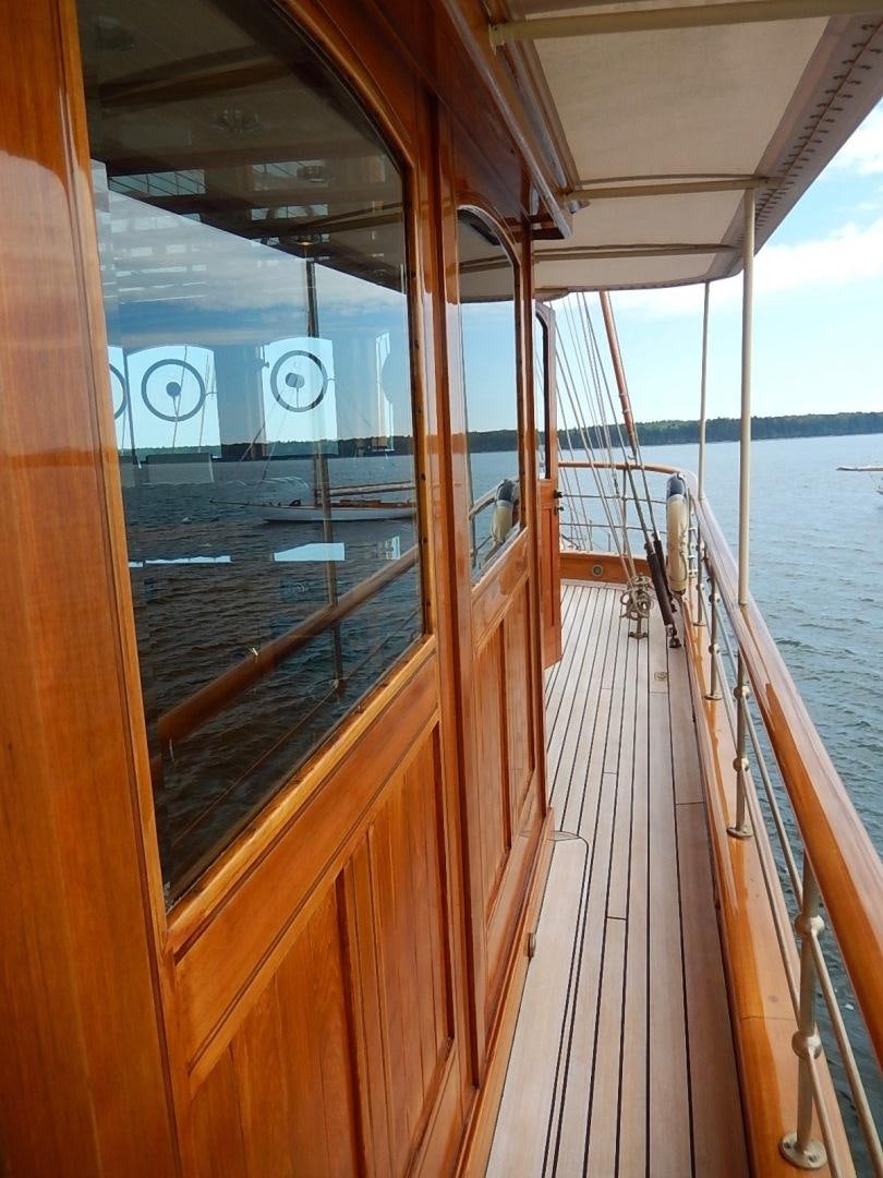 a boat on the water aboard ATLANTIDE Yacht for Sale