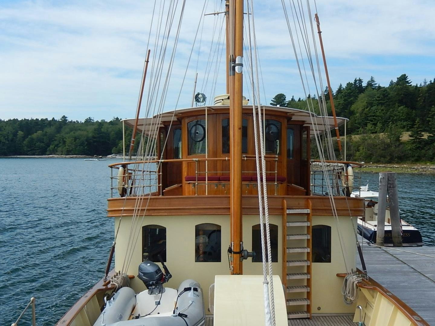 a boat on the water aboard ATLANTIDE Yacht for Sale