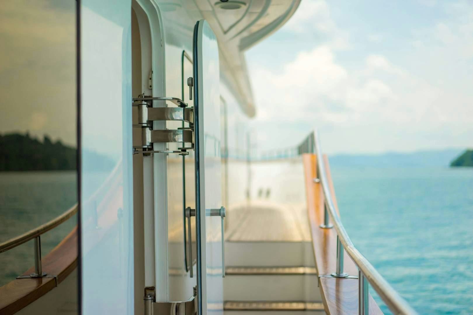 a boat on the water aboard PHATSARA Yacht for Sale