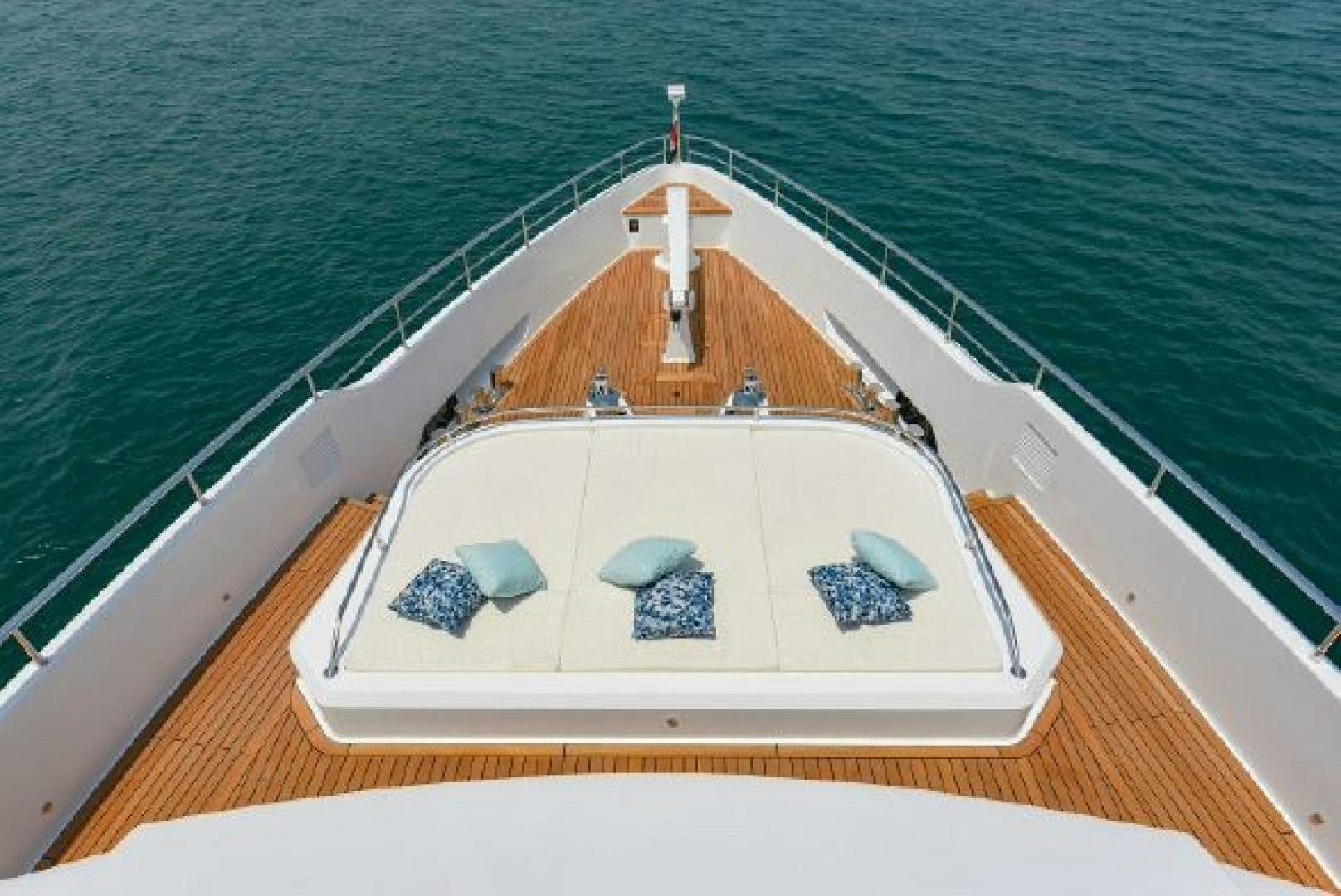a large wooden ship on the water aboard No Name Yacht for Sale