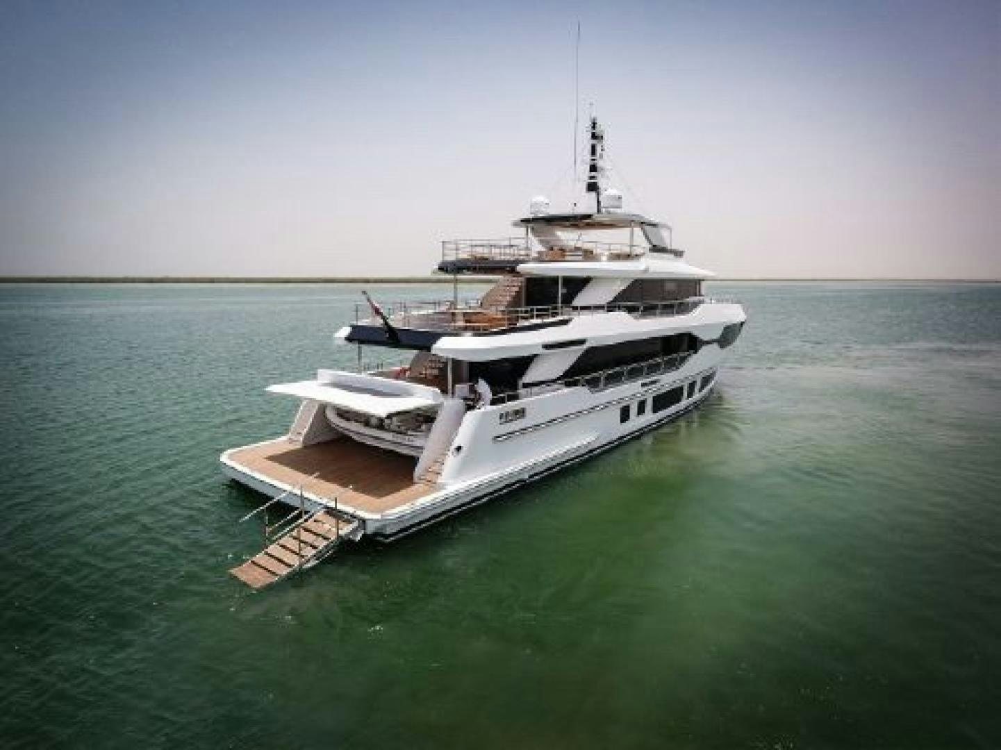 a boat in the water aboard No Name Yacht for Sale