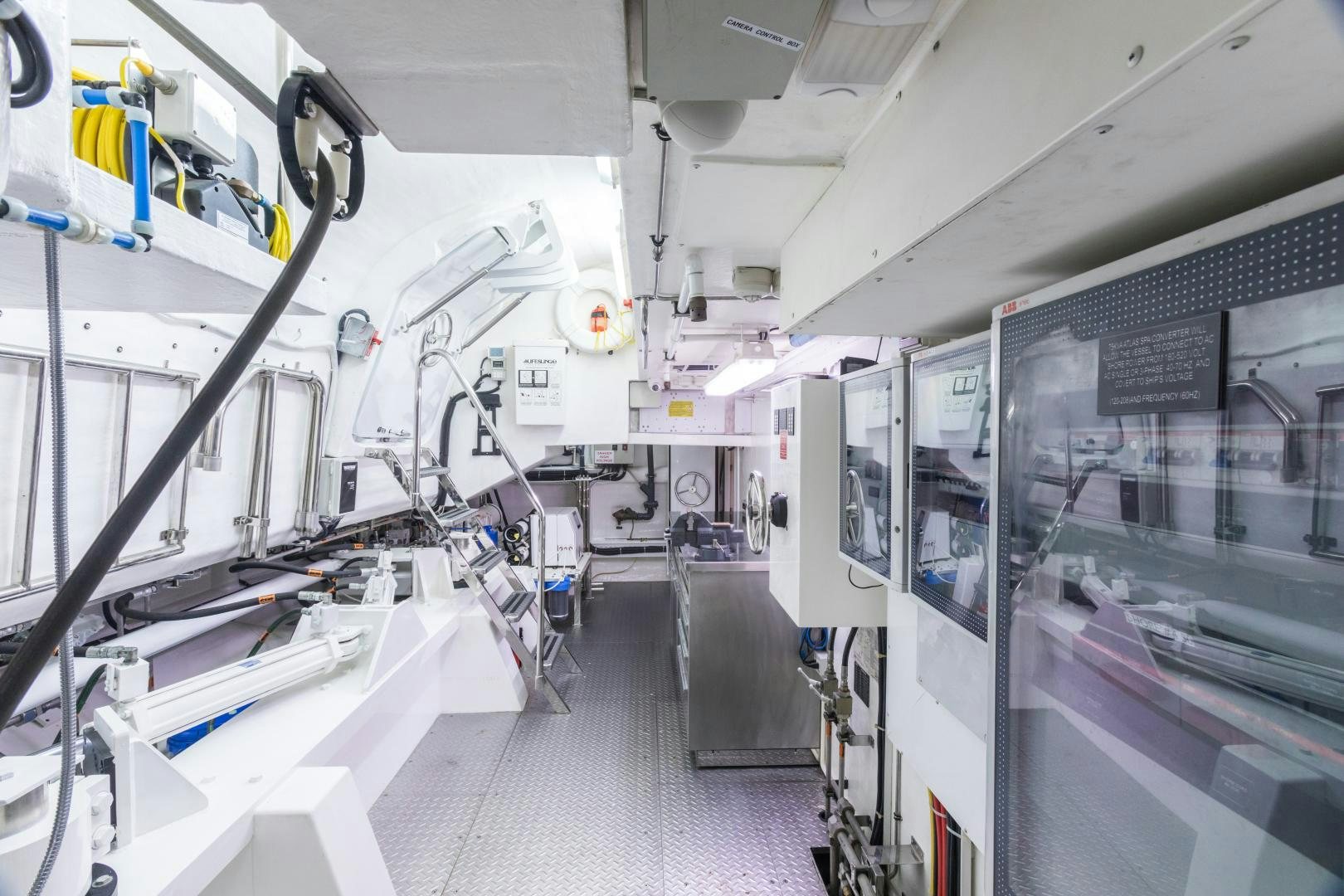a room with medical equipment aboard MY AURORA Yacht for Sale