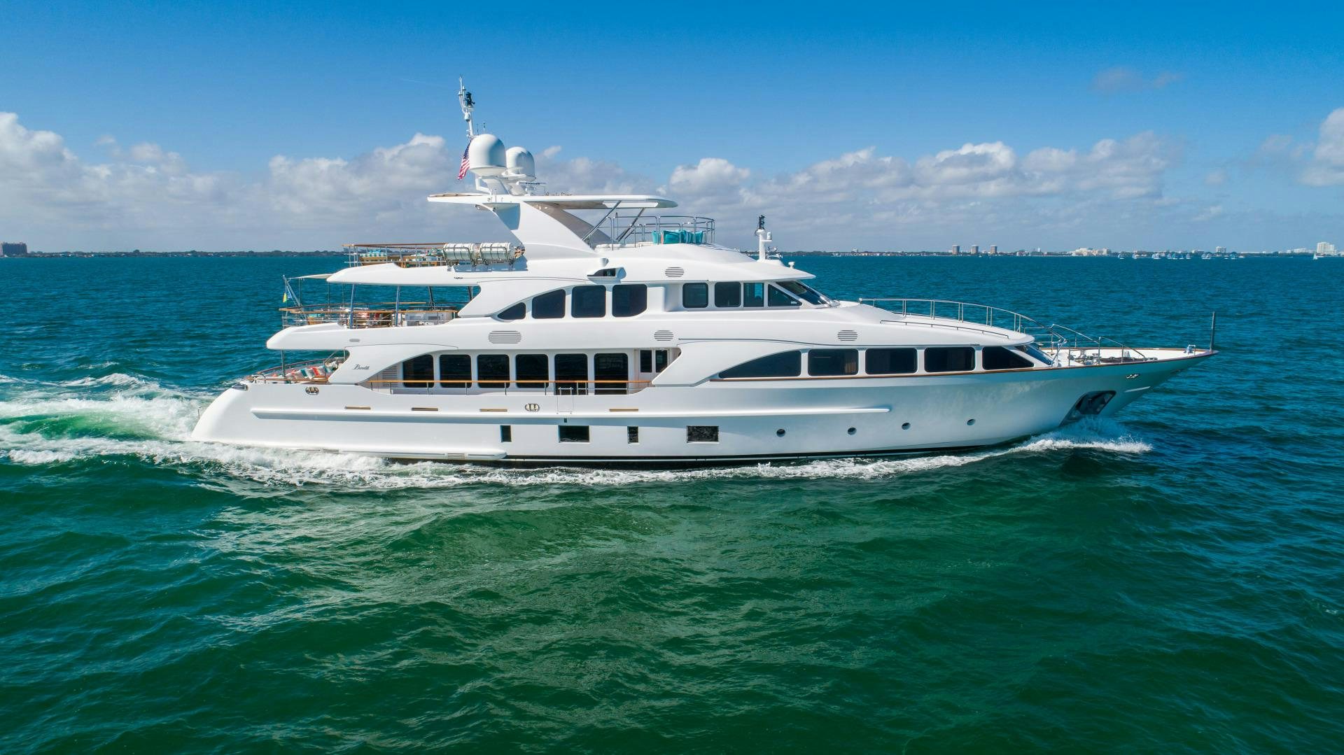 a boat in the water aboard No Name Yacht for Sale