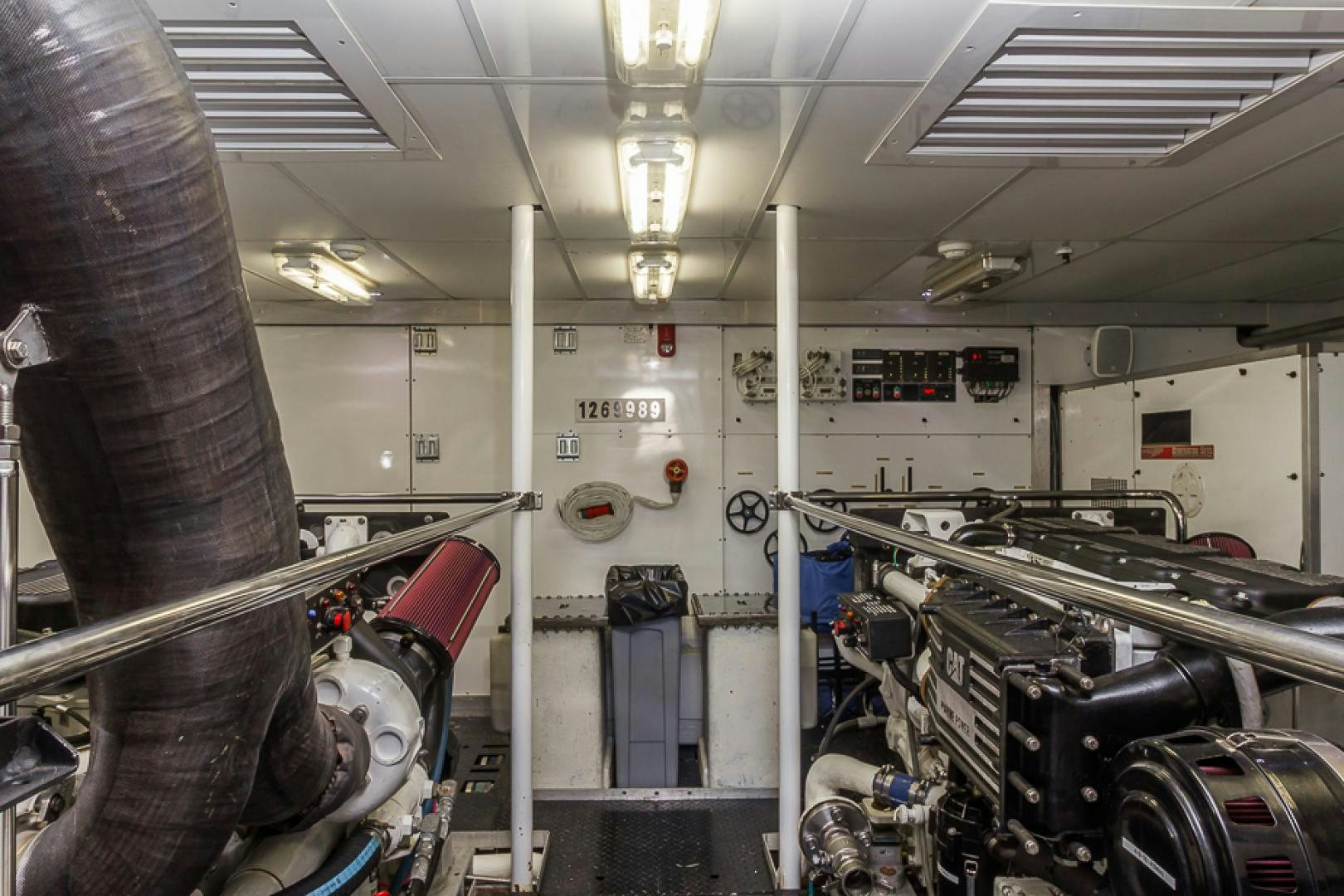 a large factory with machinery aboard LIQUIDITY Yacht for Sale