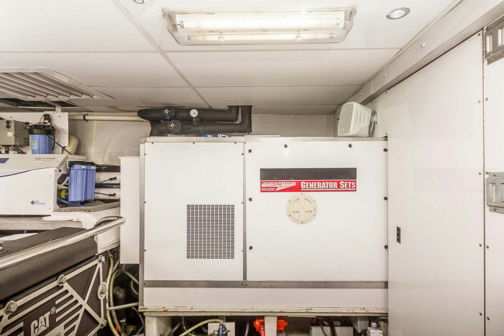 a machine in a room aboard LIQUIDITY Yacht for Sale