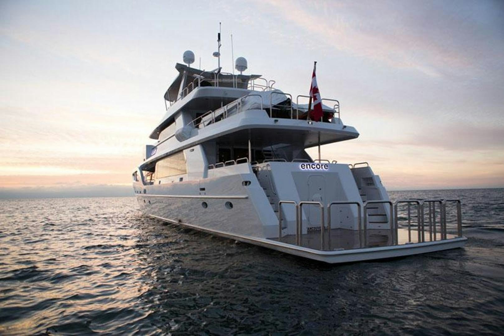 a boat on the water aboard ENCORE Yacht for Sale