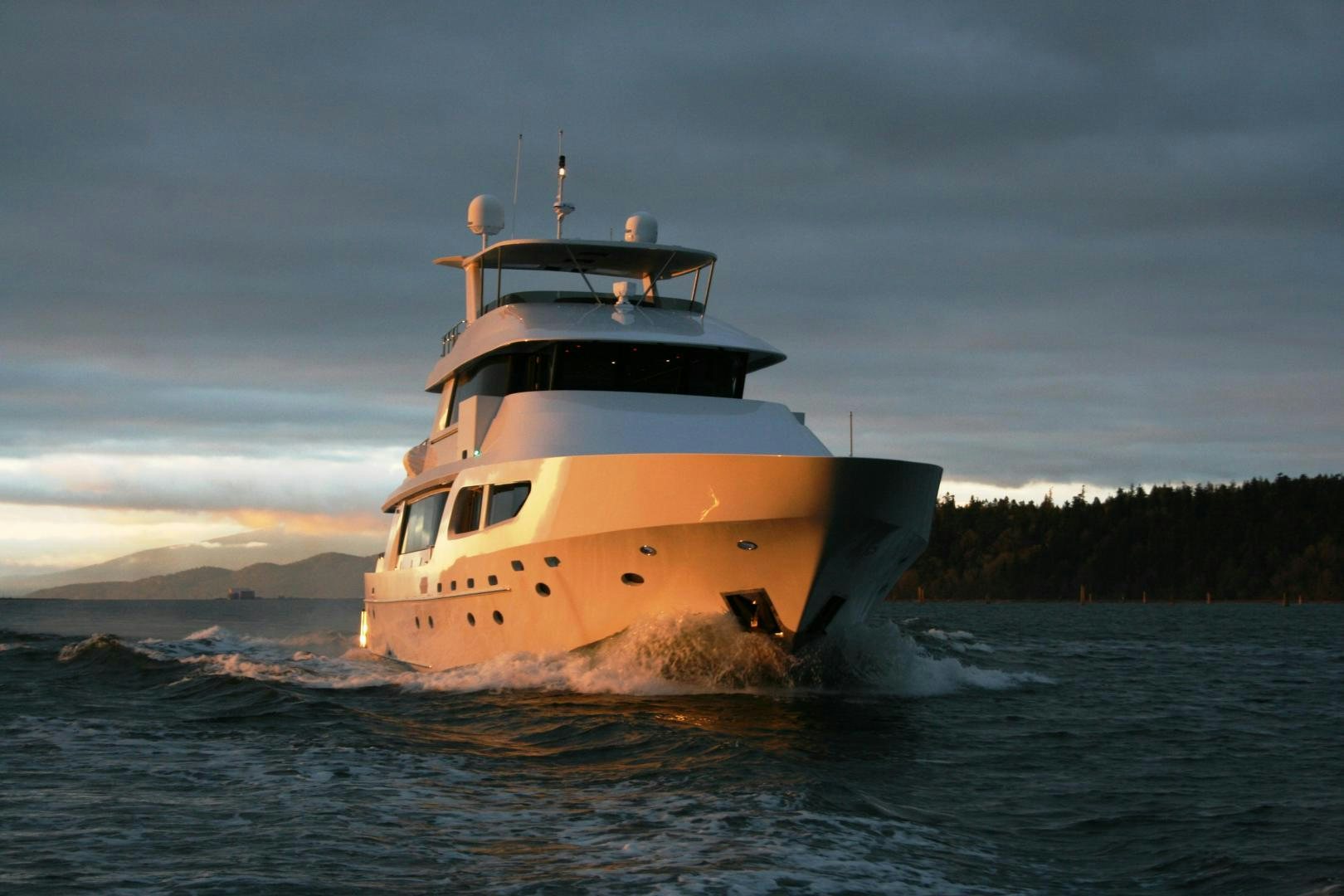 a boat on the water aboard ENCORE Yacht for Sale