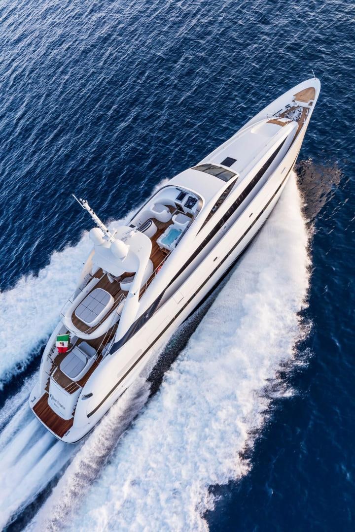 a ship in the water aboard CLORINDA Yacht for Sale