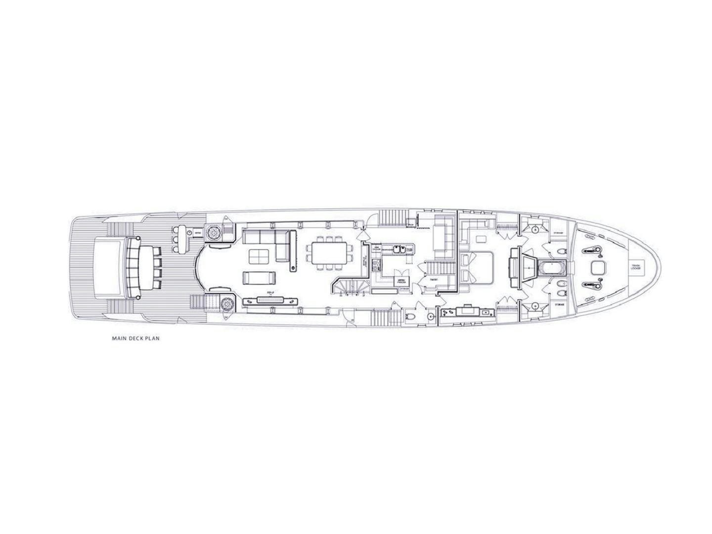 diagram aboard DREAM WEAVER Yacht for Sale