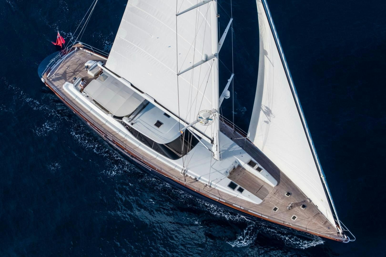 a ship in the water aboard SOVEREIGN Yacht for Sale