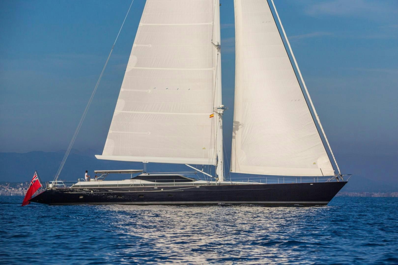 a sailboat on the water aboard SOVEREIGN Yacht for Sale