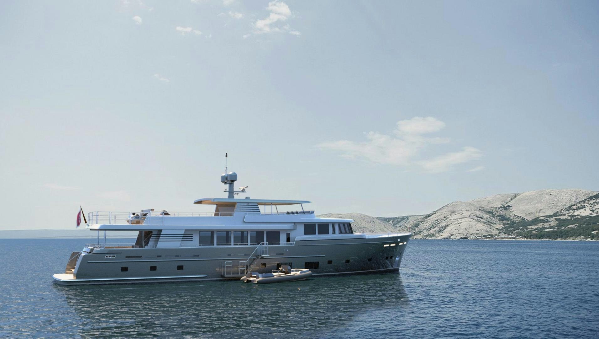 a boat on the water aboard NO NAME Yacht for Sale