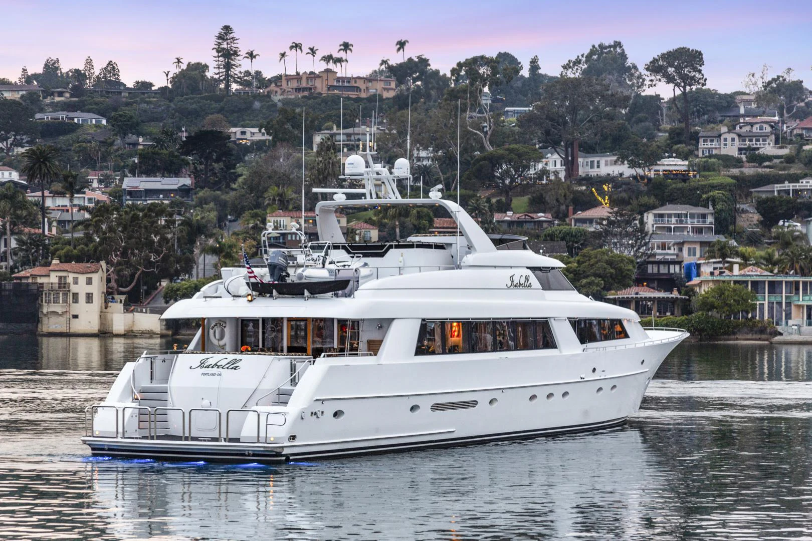 a boat on the water aboard ISABELLA Yacht for Sale