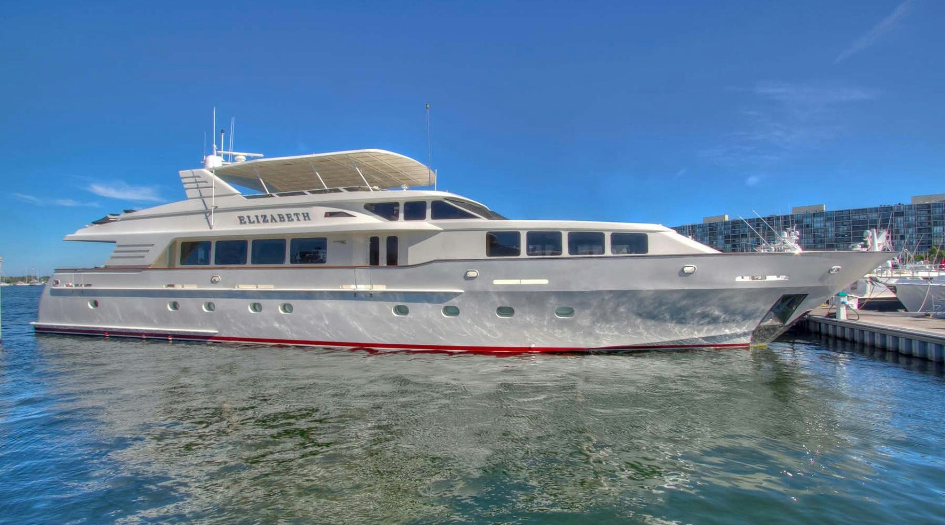 a boat in the water aboard ELIZABETH Yacht for Sale