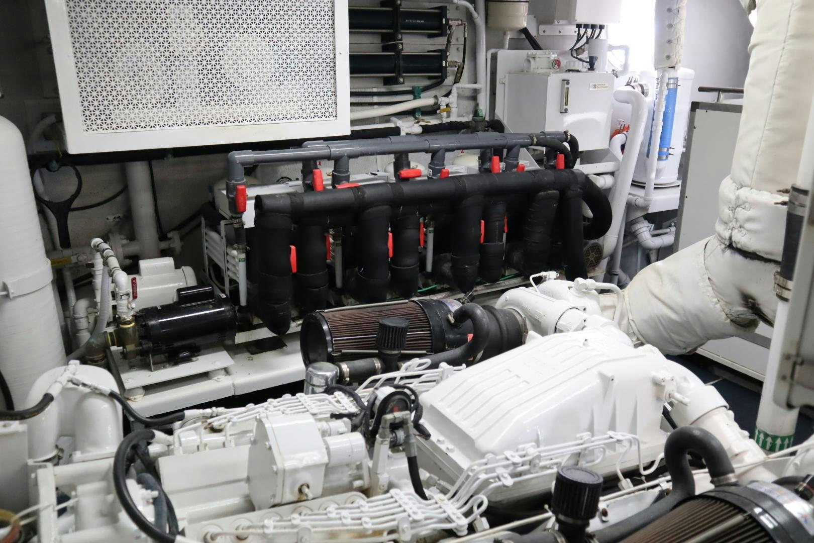a close-up of a person in a lab aboard ELIZABETH Yacht for Sale
