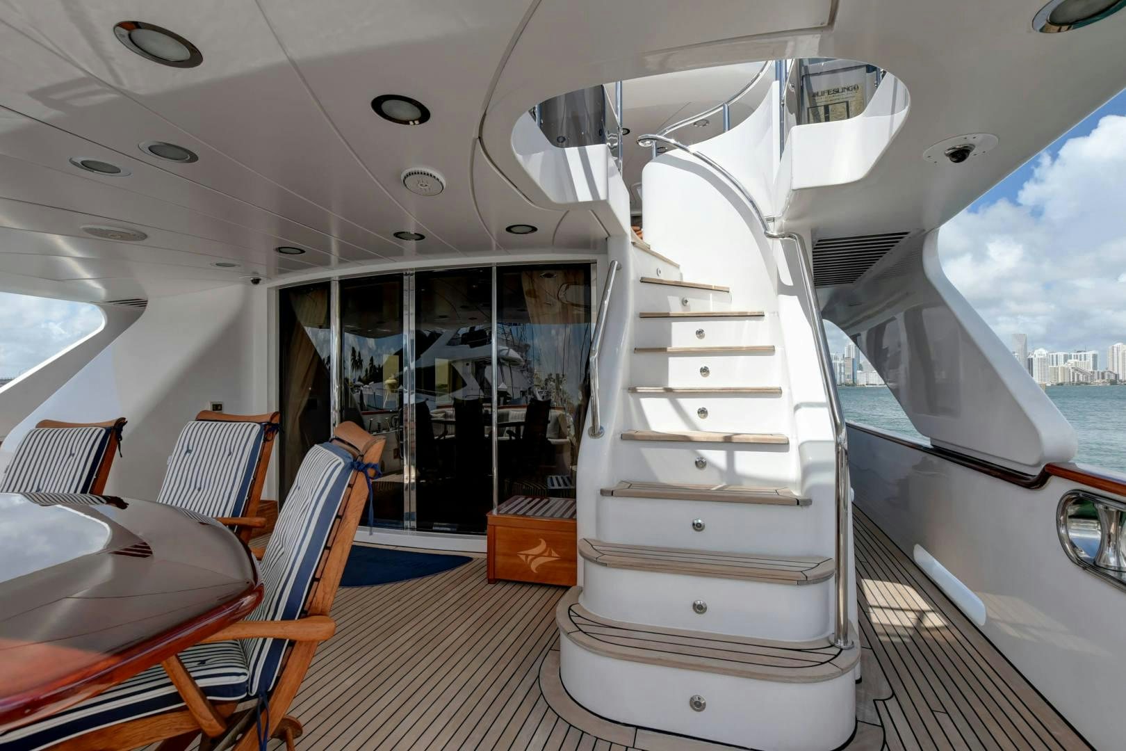 inside of a boat aboard PARADIGM Yacht for Sale