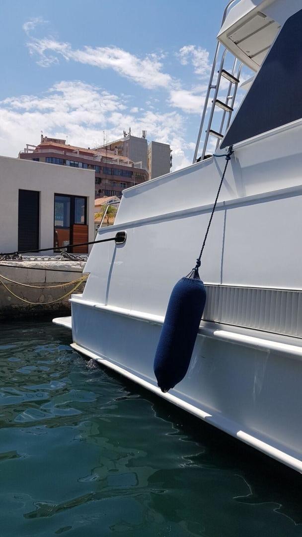 a boat in the water aboard THUNDERBALL Yacht for Sale