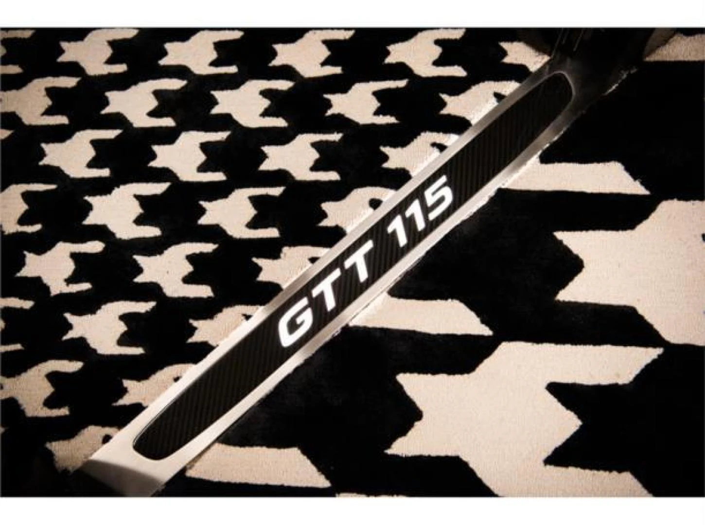 a black and white photo of a street sign aboard GTT 115 HYBRID Yacht for Sale
