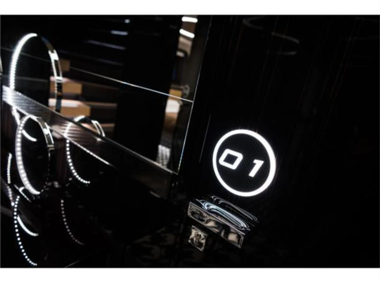 a close-up of a microphone aboard GTT 115 HYBRID Yacht for Sale