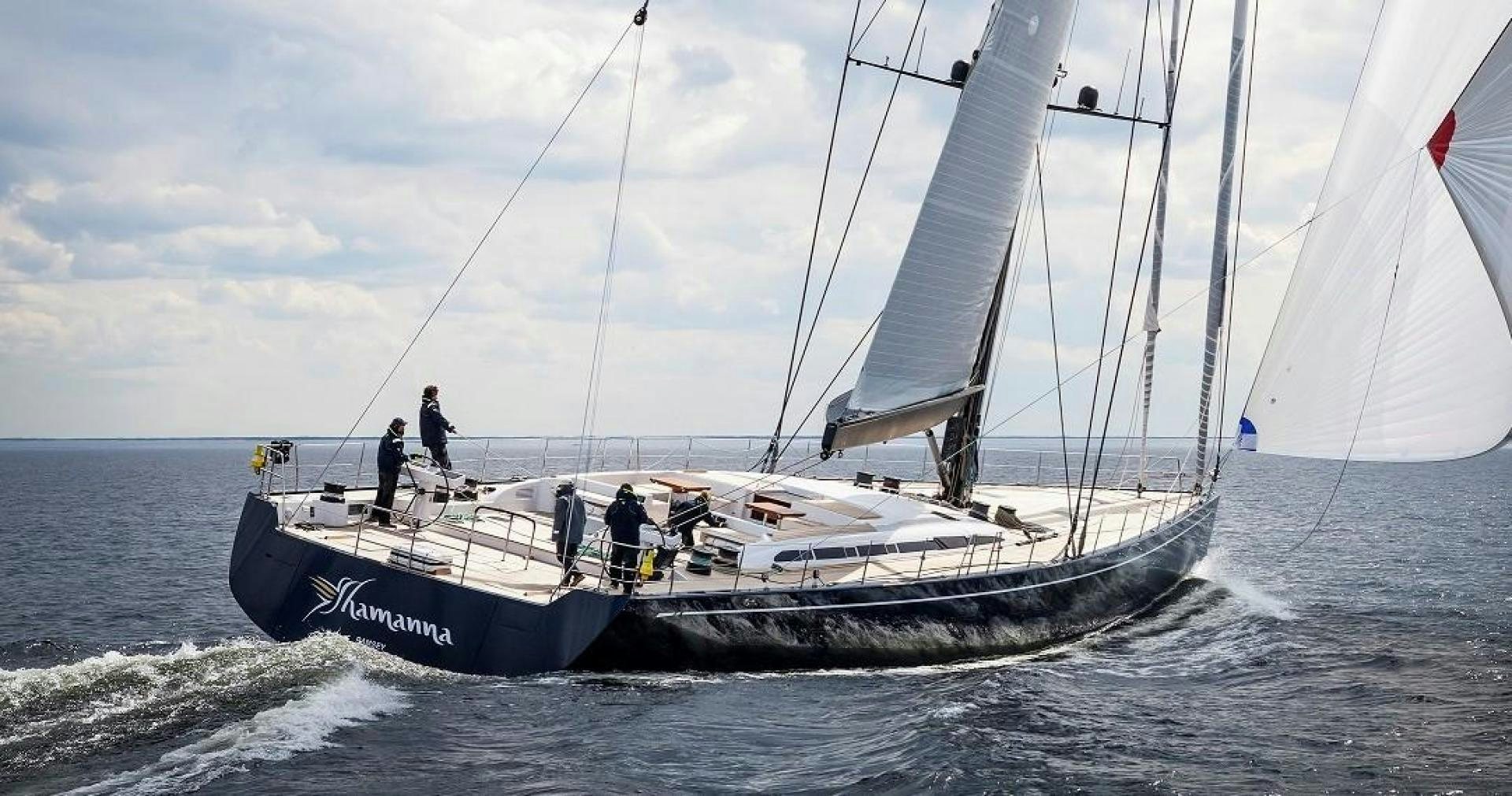 a group of people sailing on a boat aboard DARLIN Yacht for Charter
