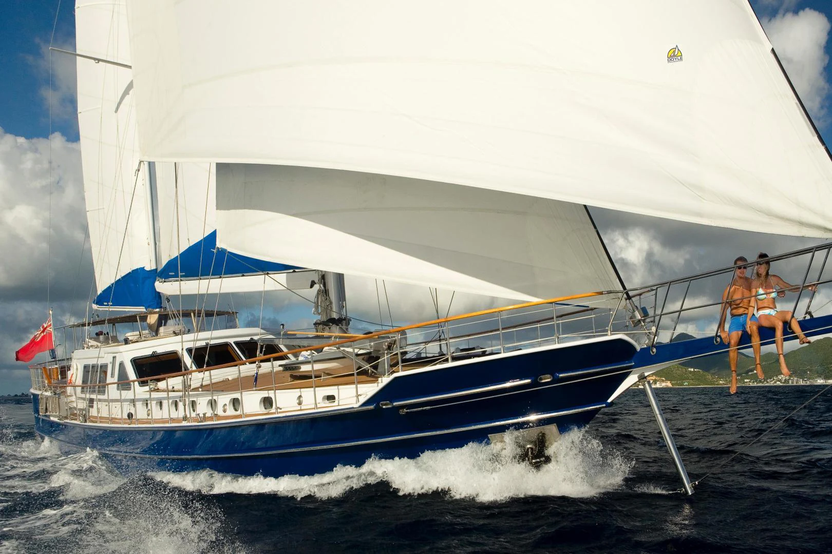 a boat on the water aboard QUEEN SOUTH III Yacht for Sale