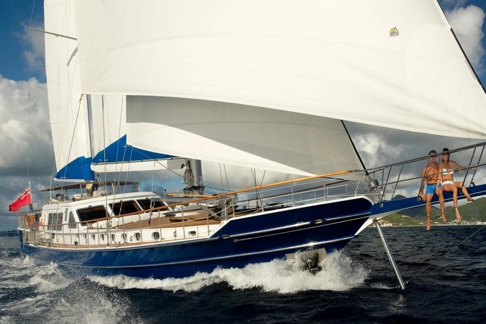 a boat on the water aboard QUEEN SOUTH III Yacht for Sale