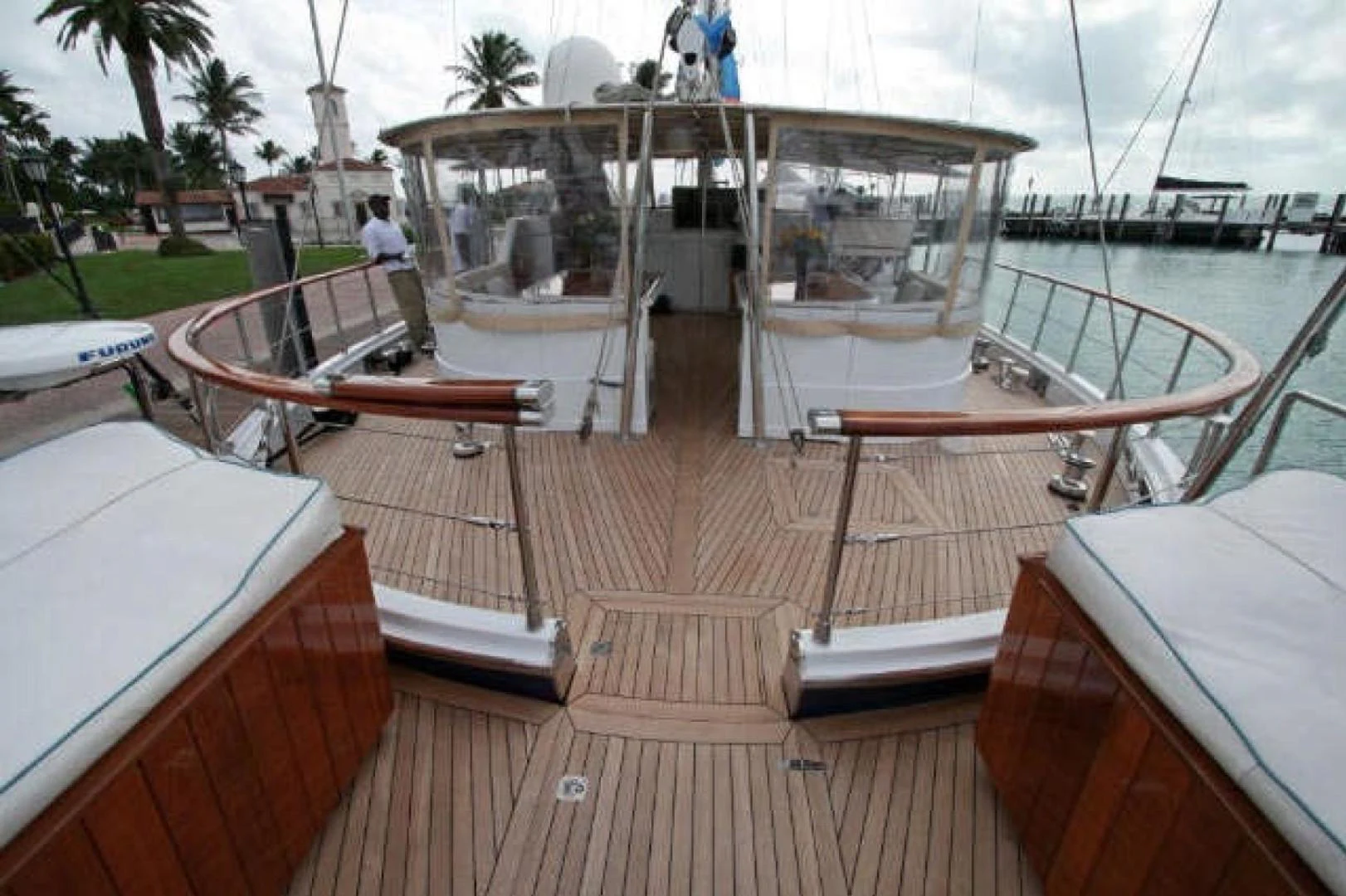 a boat on the water aboard QUEEN SOUTH III Yacht for Sale