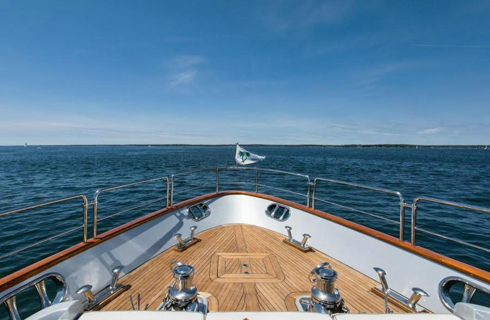 a boat on the water aboard TAIL LIGHTS Yacht for Sale