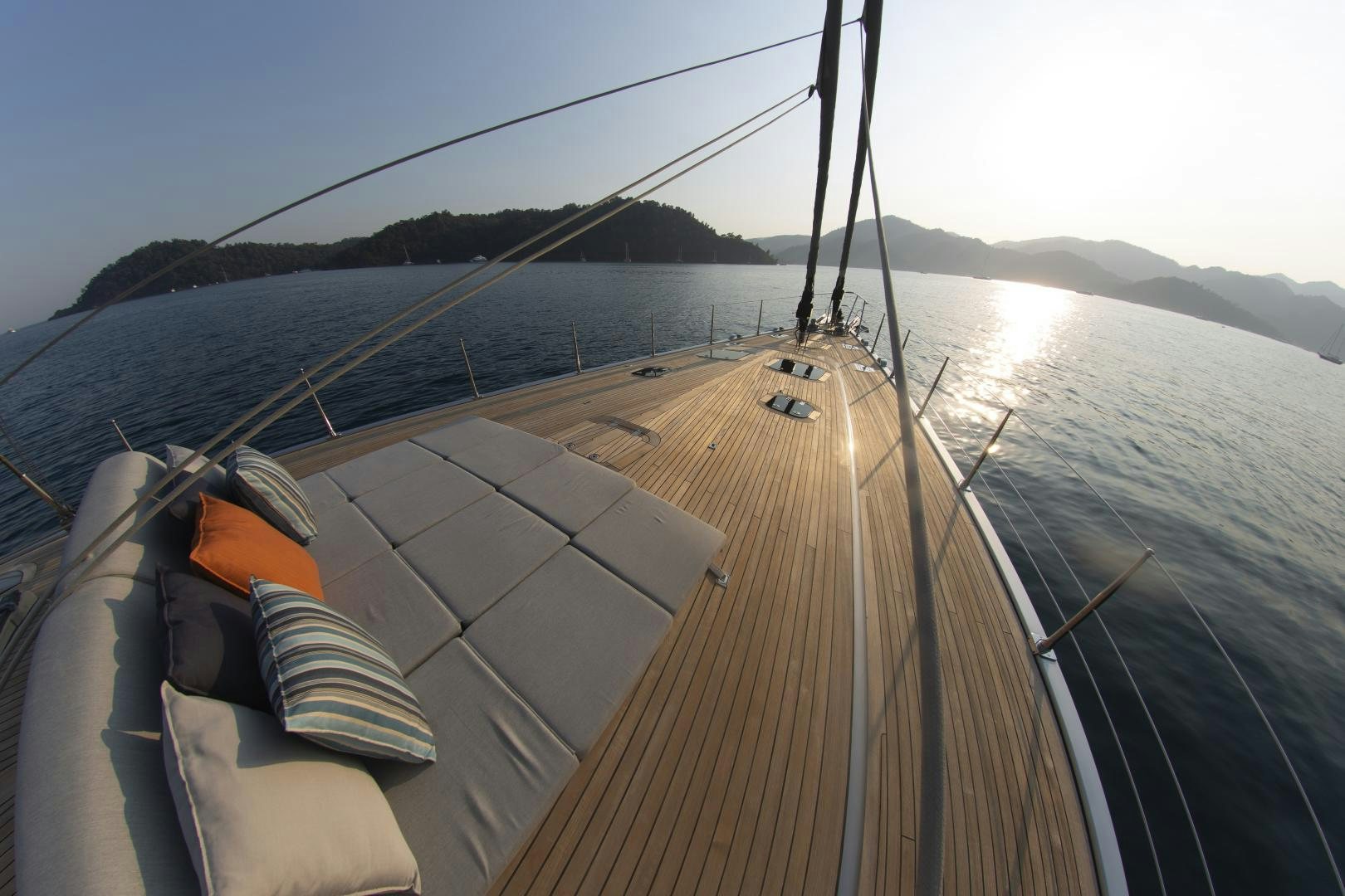 a boat on the water aboard MUSIC Yacht for Sale