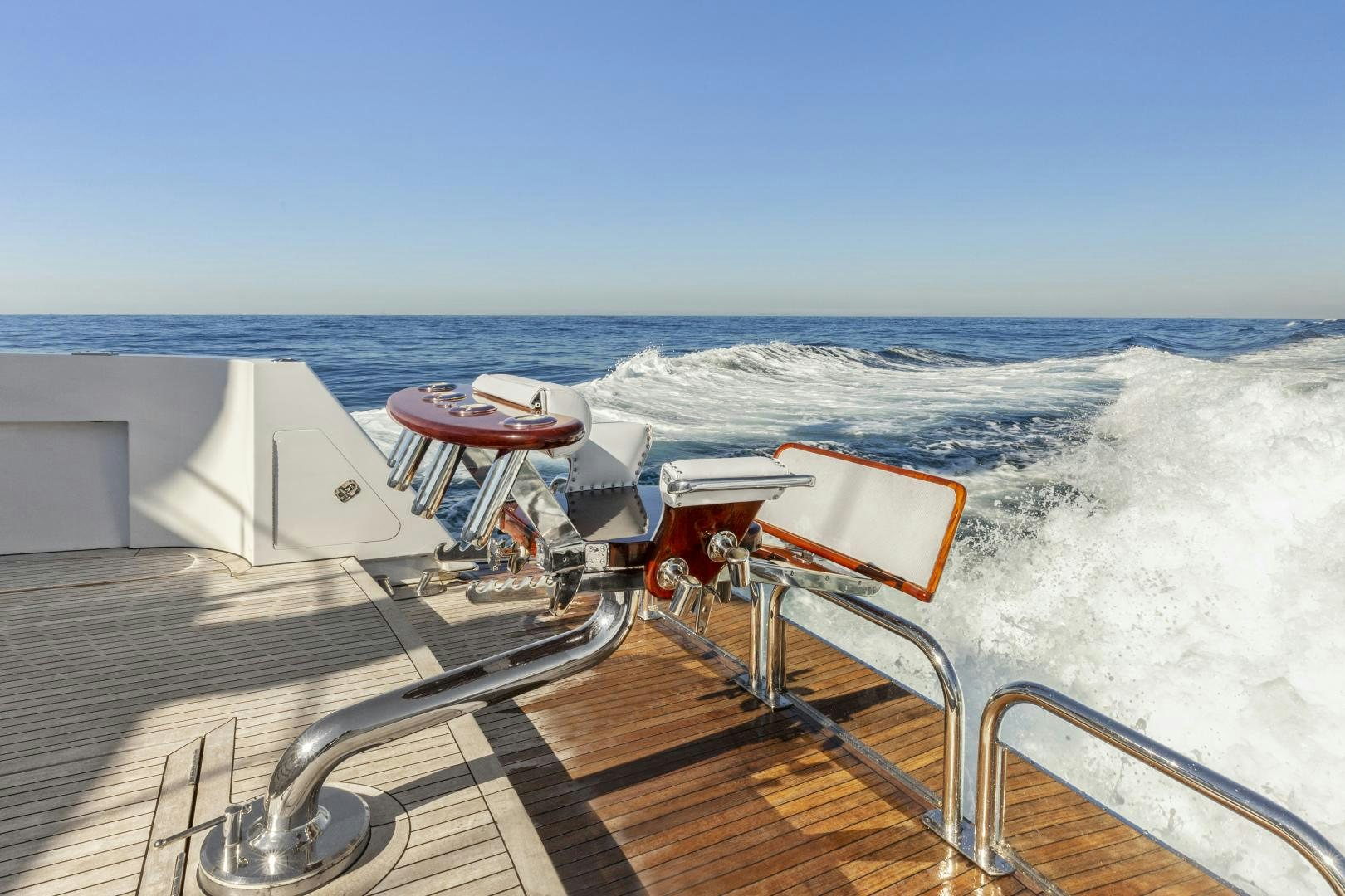 a boat on the water aboard AQUILA Yacht for Sale