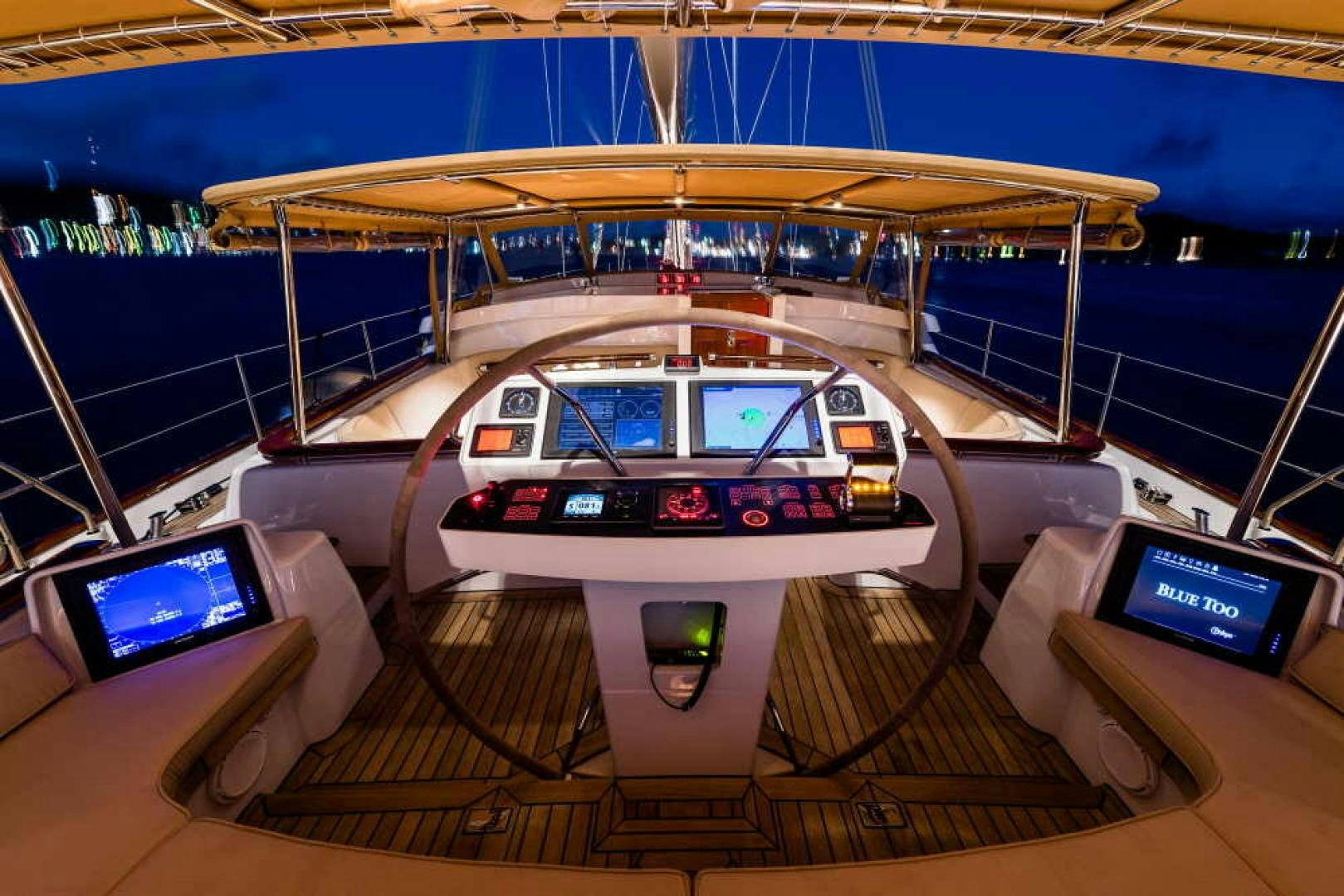 inside of a boat aboard BLUE TOO Yacht for Sale