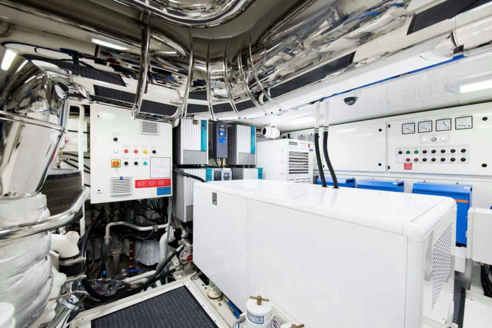 a room with several machines aboard BLUE TOO Yacht for Sale
