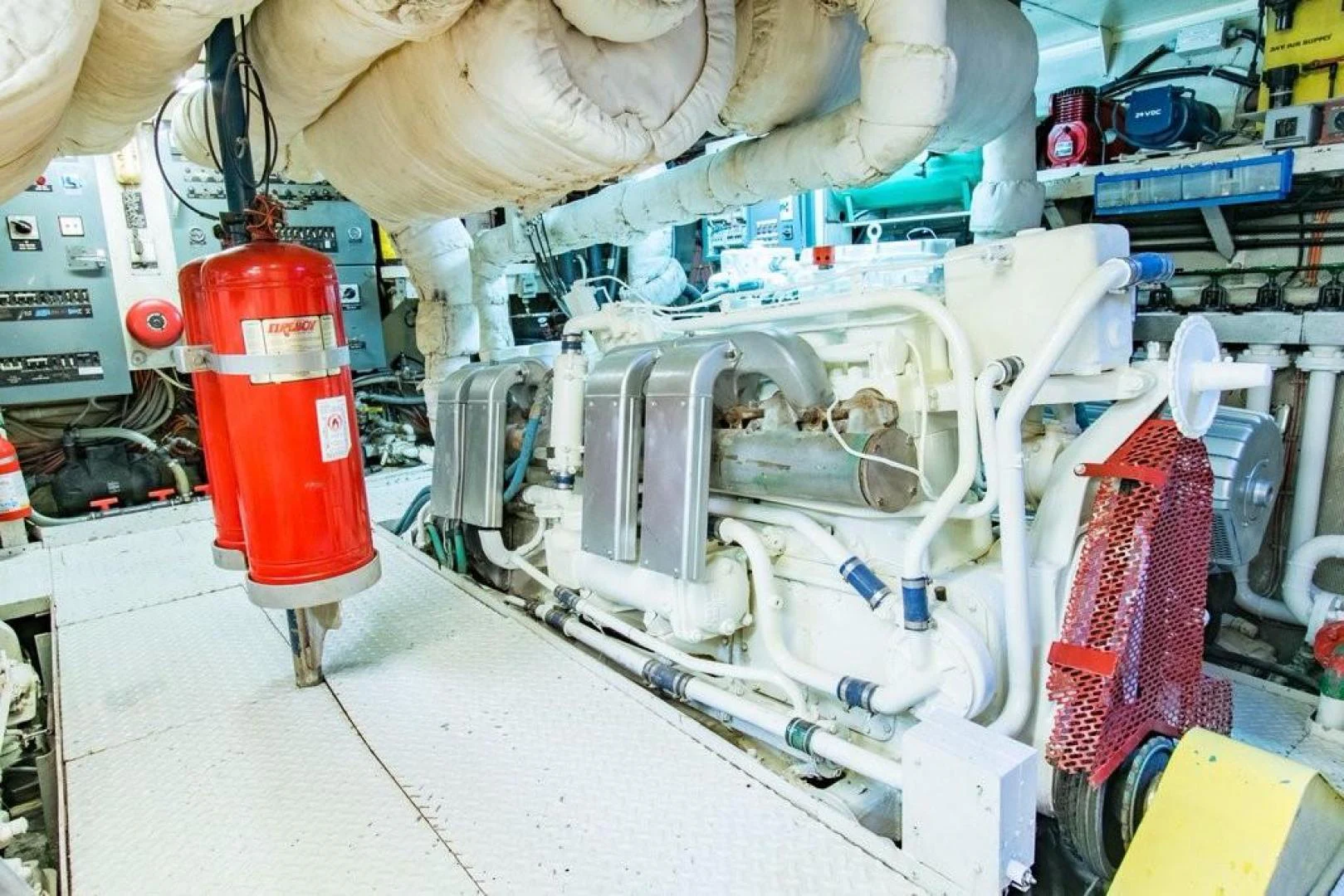 a close-up of a machine aboard TIMELESS Yacht for Sale