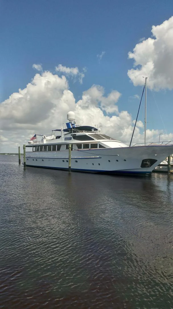 a boat in the water aboard TIMELESS Yacht for Sale