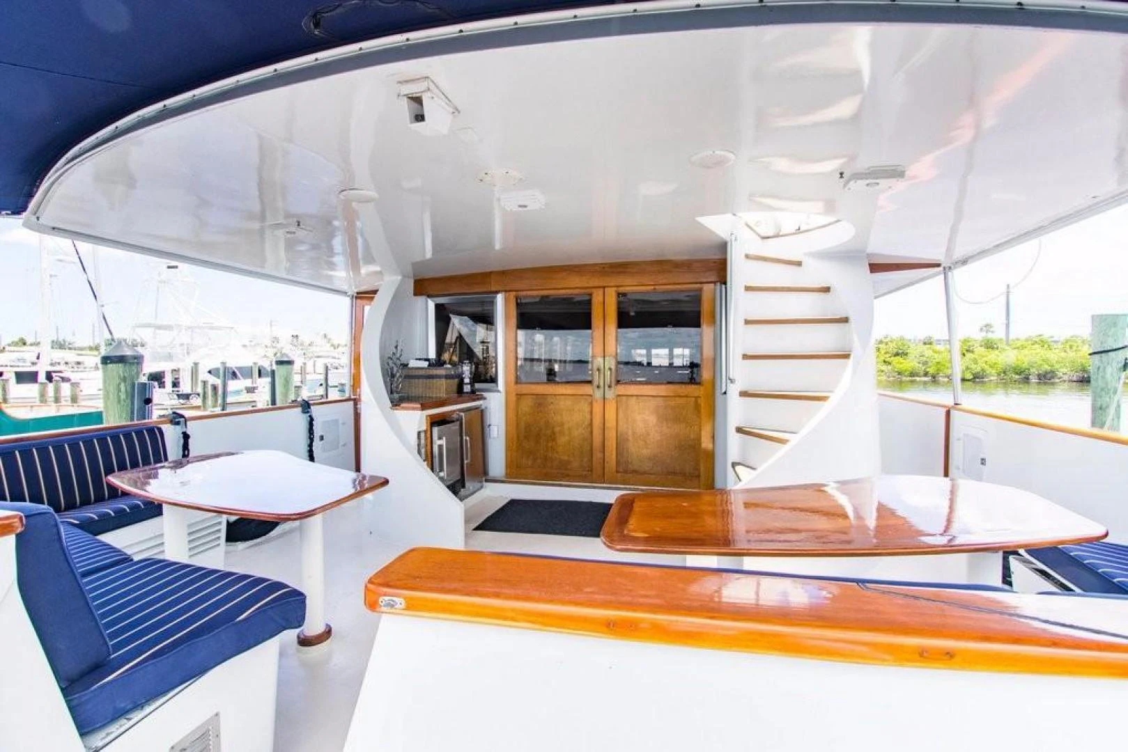 inside of a boat aboard TIMELESS Yacht for Sale