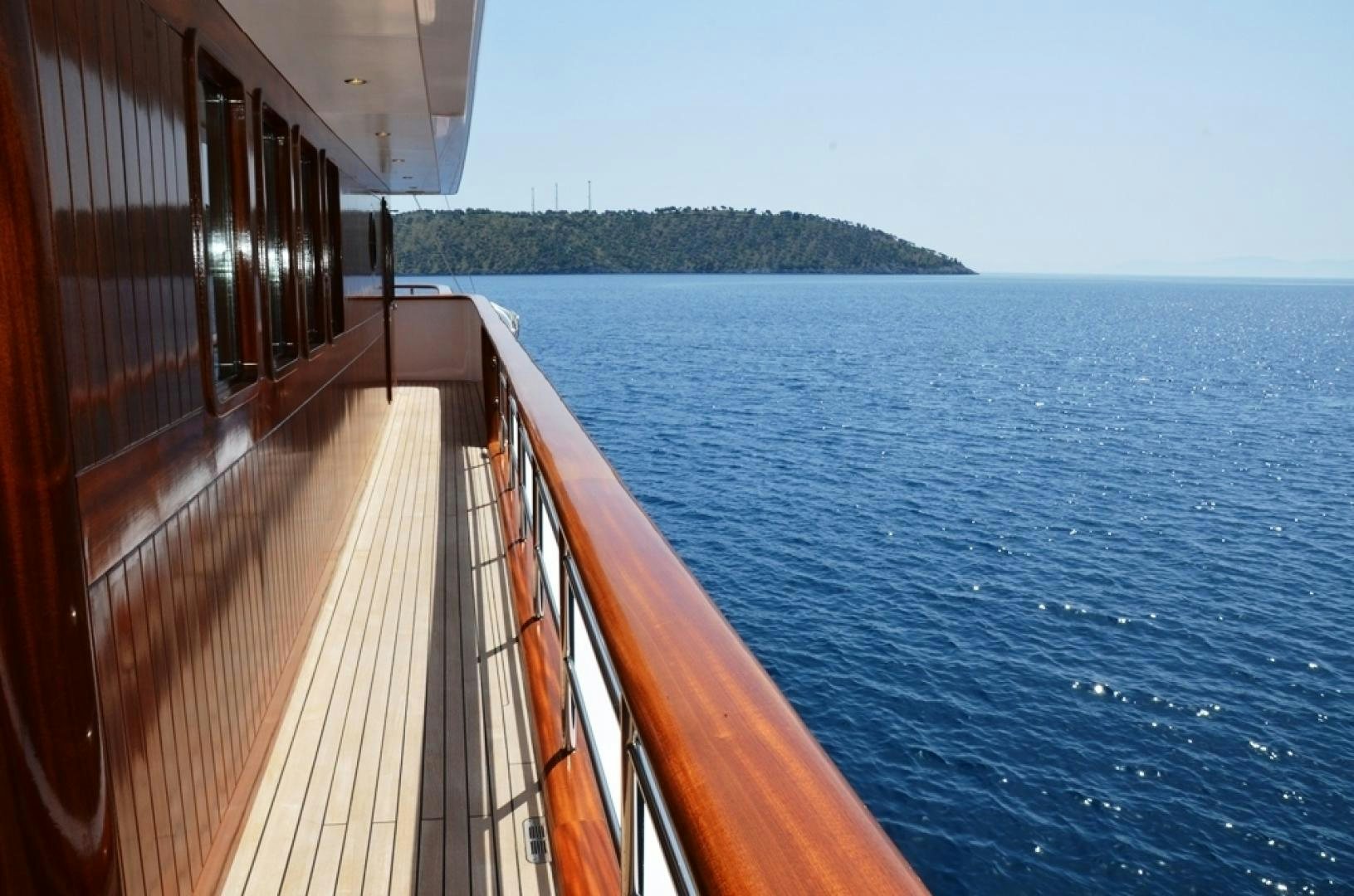 a boat on the water aboard OLDE SALT Yacht for Sale