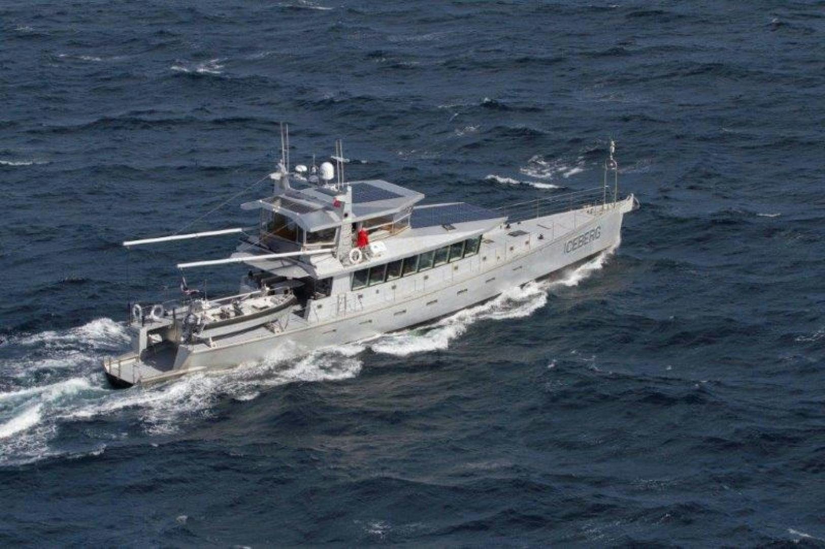 a boat on the water aboard ICEBERG Yacht for Sale