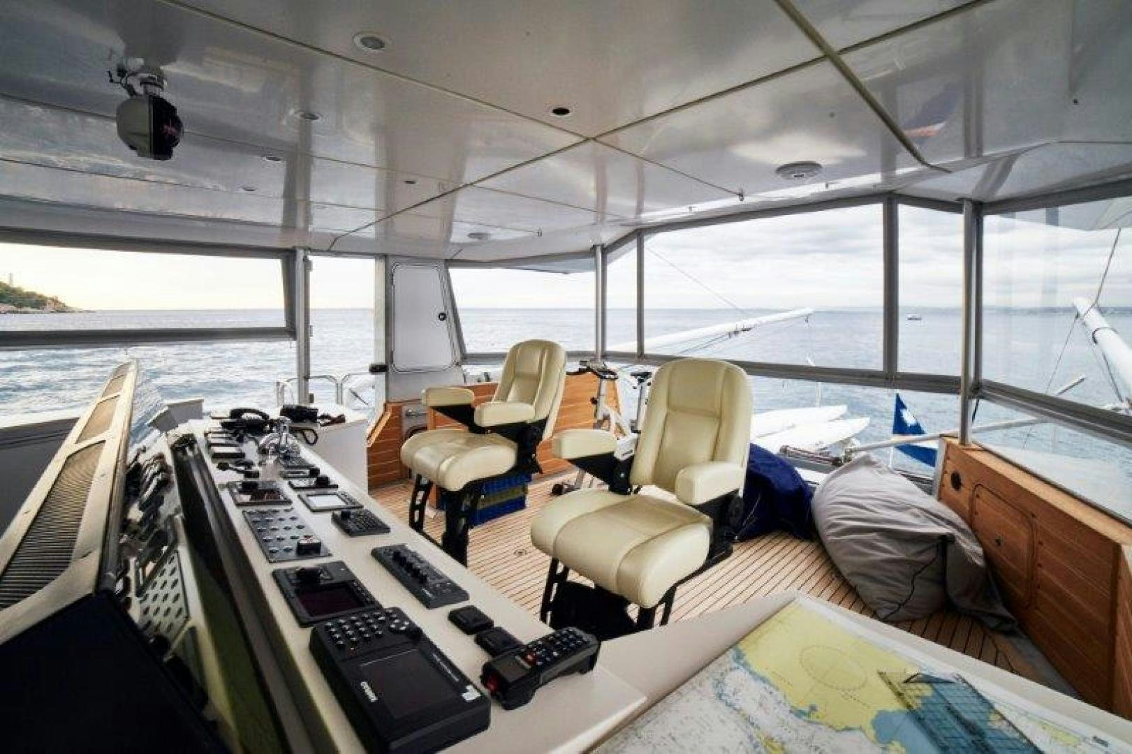 inside of a boat aboard ICEBERG Yacht for Sale